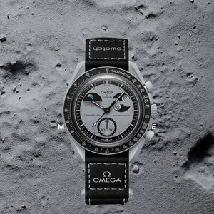 Swatch x Omega MoonSwatch Moon Phase: EARTH PHASE | Gaia Blue Bioceramic